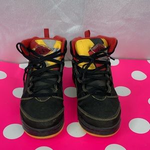 red black and yellow jordans